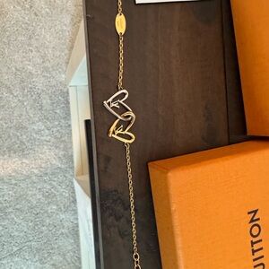 Louis Vuitton Limited Edition Heart Bracelet Fall In Love